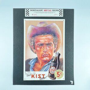 Vintage James Dean Metal Tin Poster Get Kist Today by Nostalgic Metal Signs